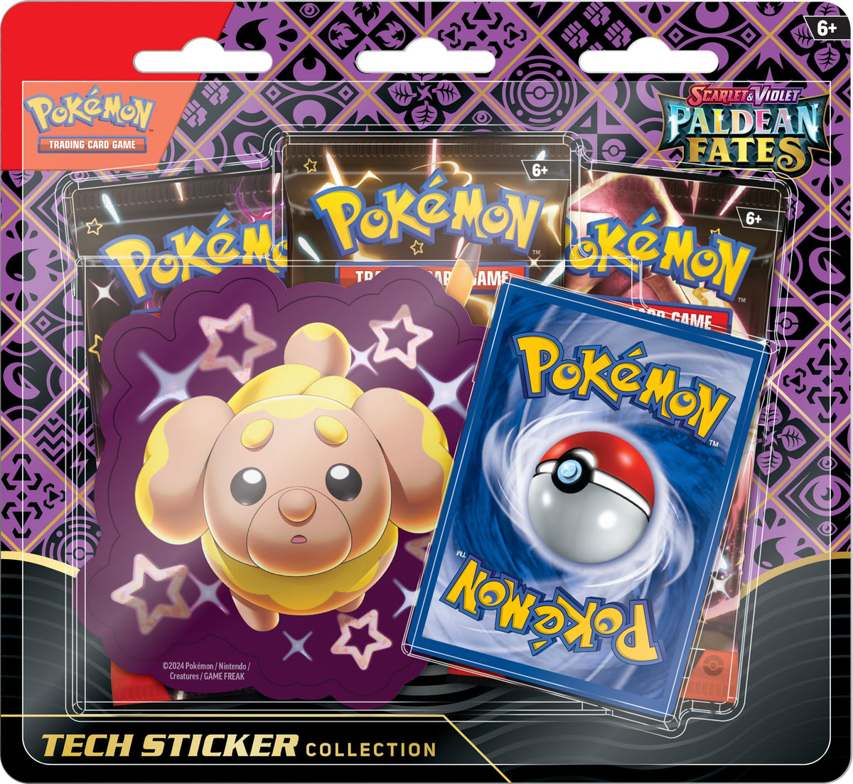 Pokemon Scarlet & Violet Paldean Fates Tech Sticker Collection X1469