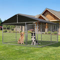 6.56'x 6.56' Heavy Duty Mesh Dog Kennel J782